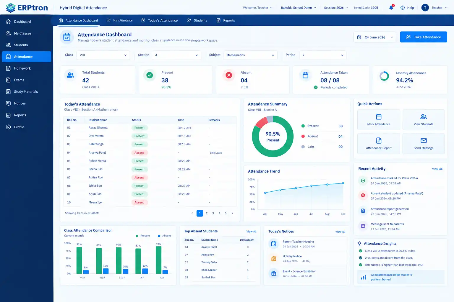 Smart Attendance Tracking