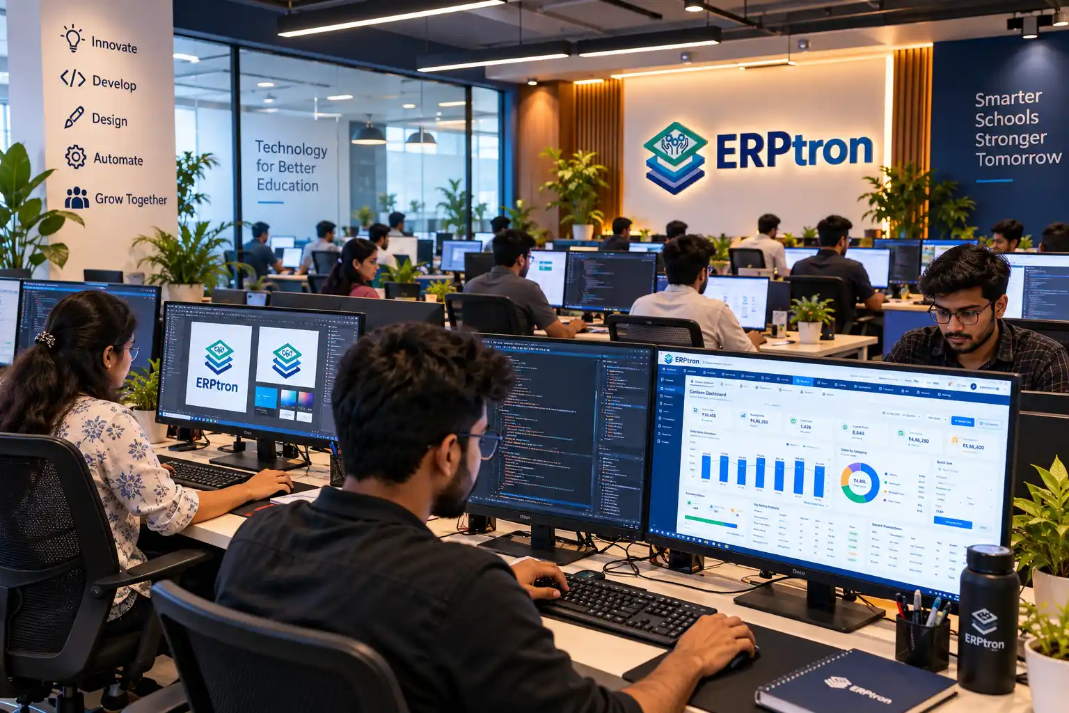 ERPtron Digital School OS Overview